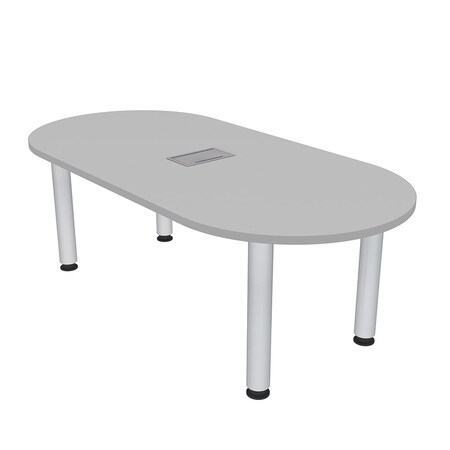 Skutchi Designs 33.5 in W, 59.5 in L, 29 in H, Engineered Wood Top, Grey H-RAC-3460-PT-01-EL